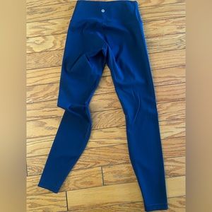 Lululemon align pants. High waist 25”. Navy.